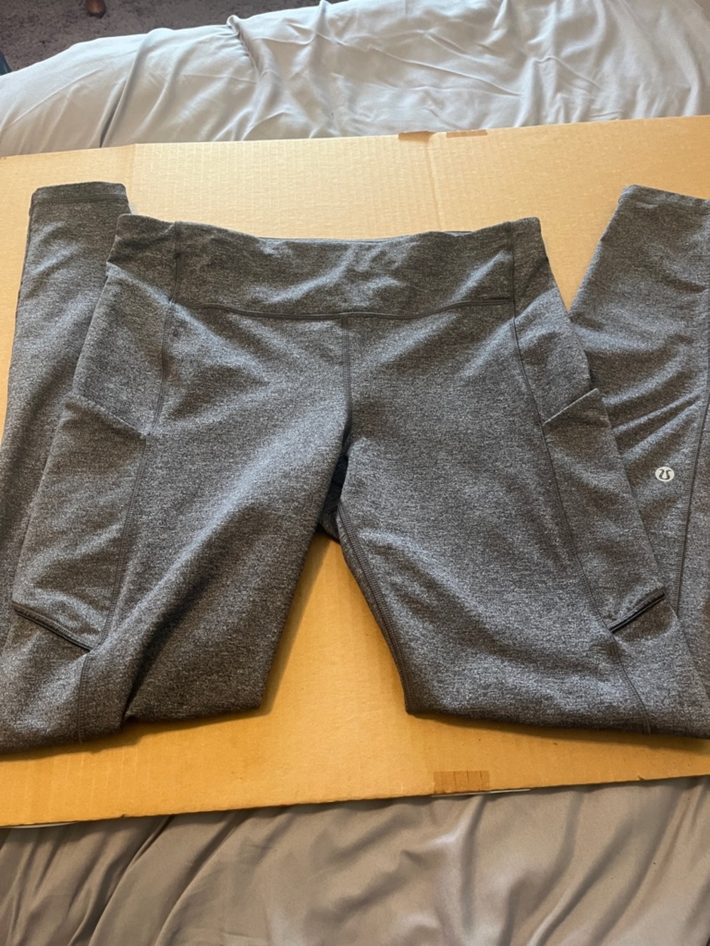lululemon athletica Gray High-Rise Pocket Leggings